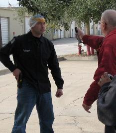 Donnie Surat from Texas Handgun trains Students in his course for Bodyguards in Texas.